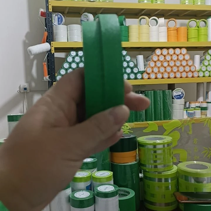 天****士175卷1.5公分绿色美纹纸