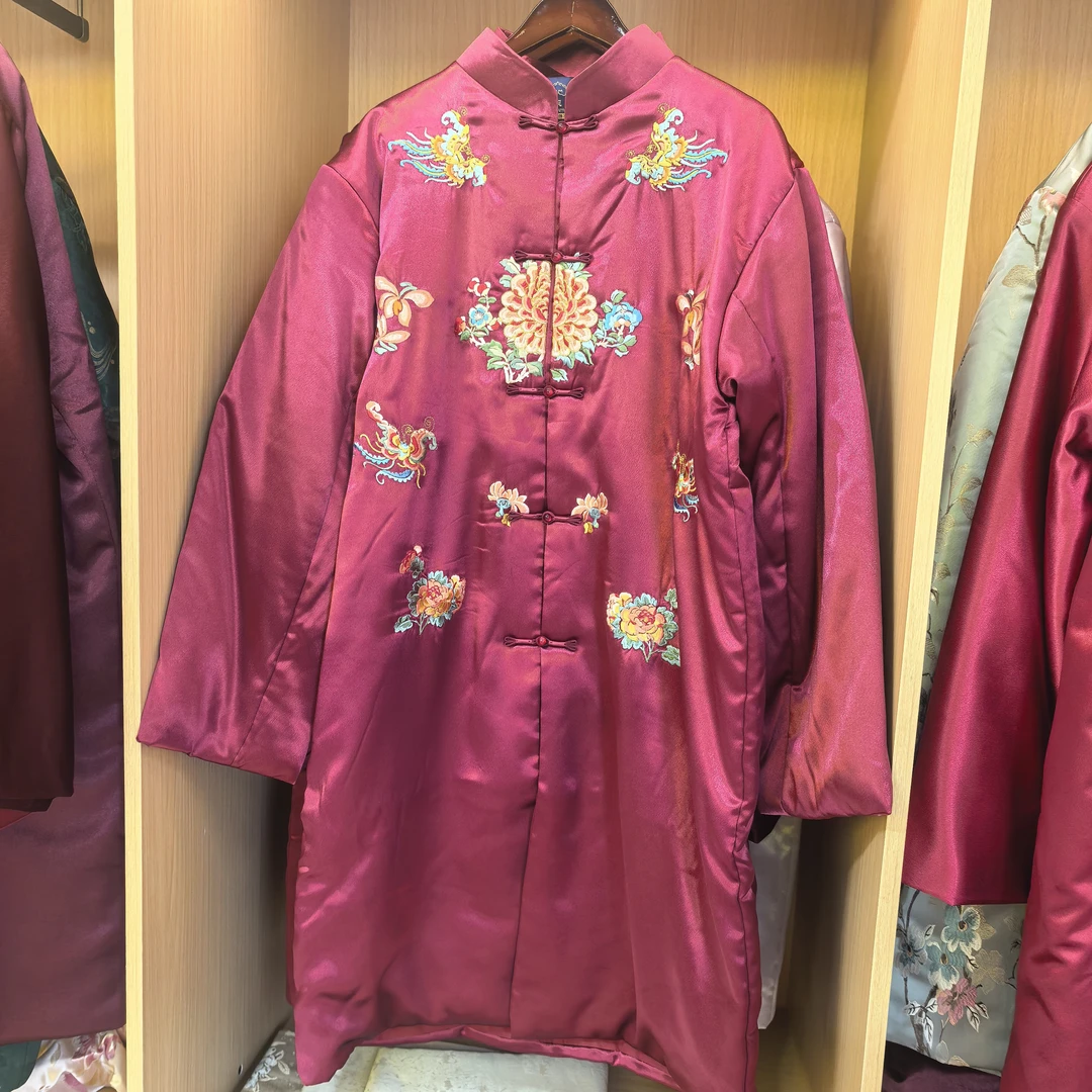 凤戏牡丹老人寿服全套配齐