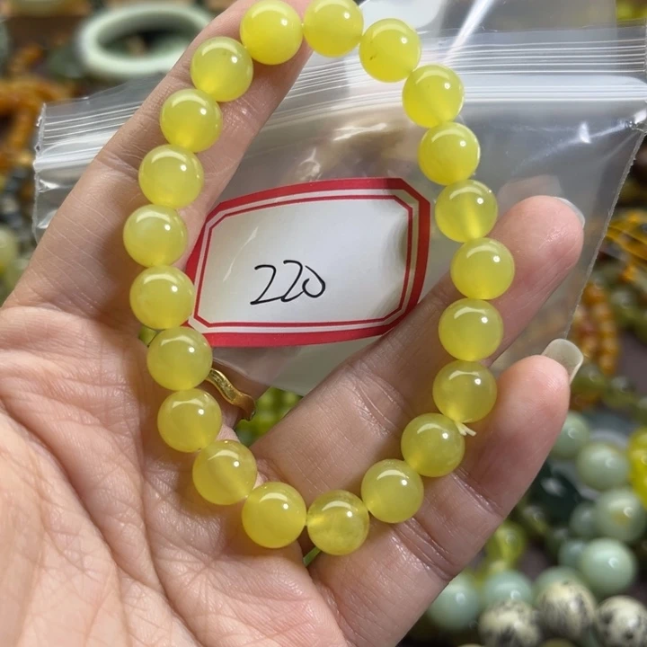 蛇纹石玉未镶嵌手链