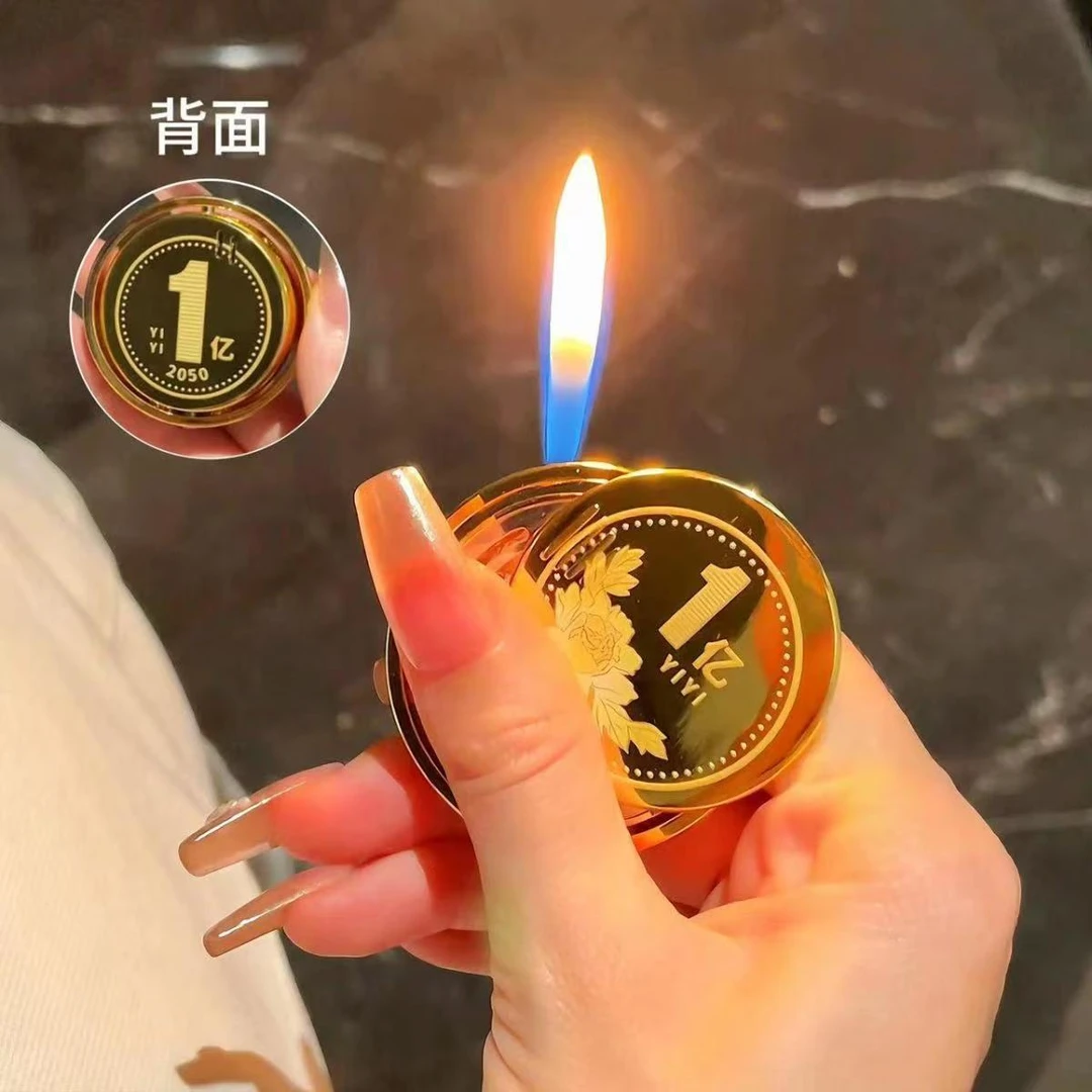 【新疆海南包邮】2025年赚大钱打火机陀螺金属解压玩具搞怪陀螺老