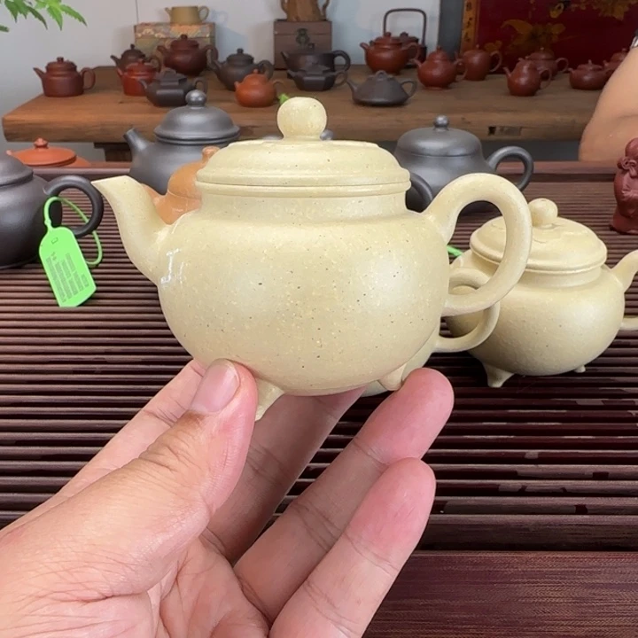 镇***海紫砂茶壶本绿微瑕