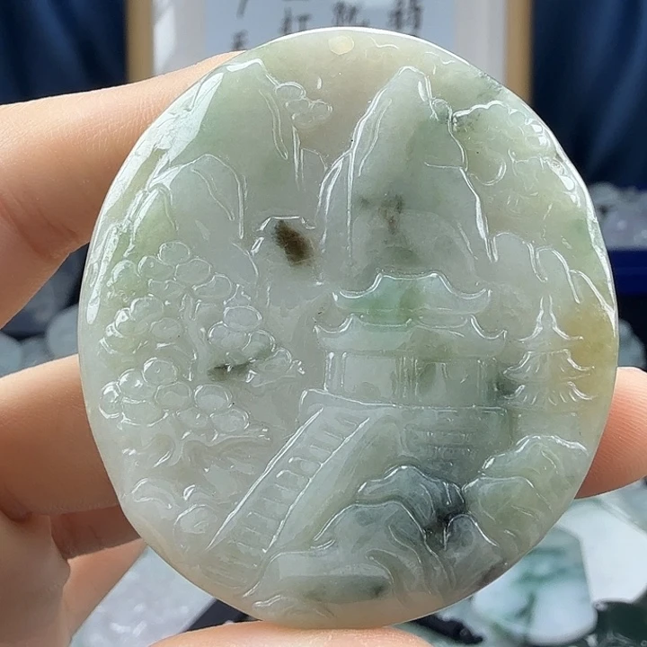 翡翠未镶嵌颈饰翡翠