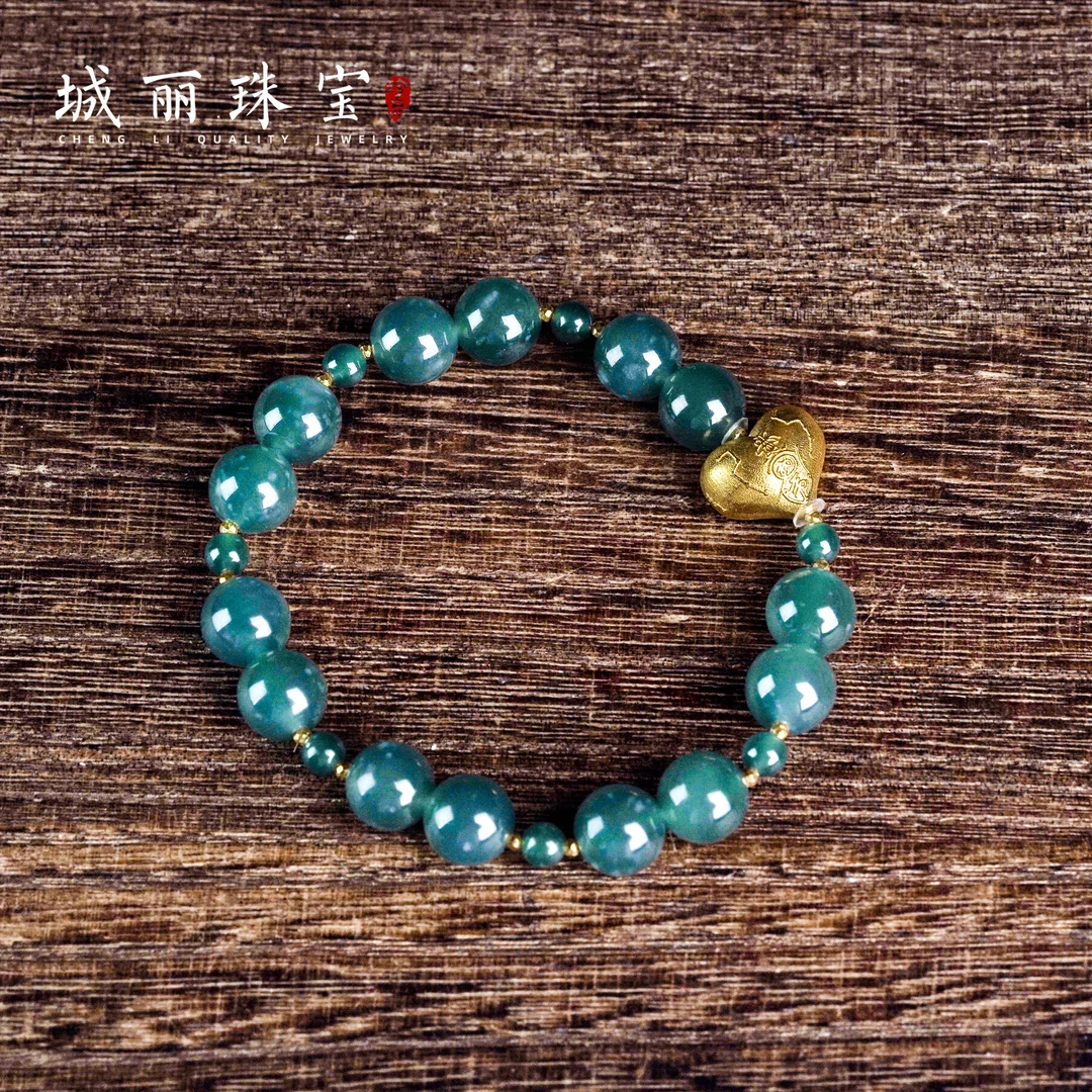 【城丽珠宝】九紫翡翠凤临大女主手串/个（多样性发货）ZJH-2055-1