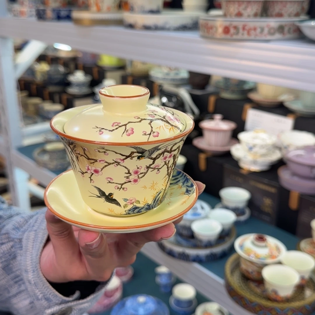 盖碗很好看很精致