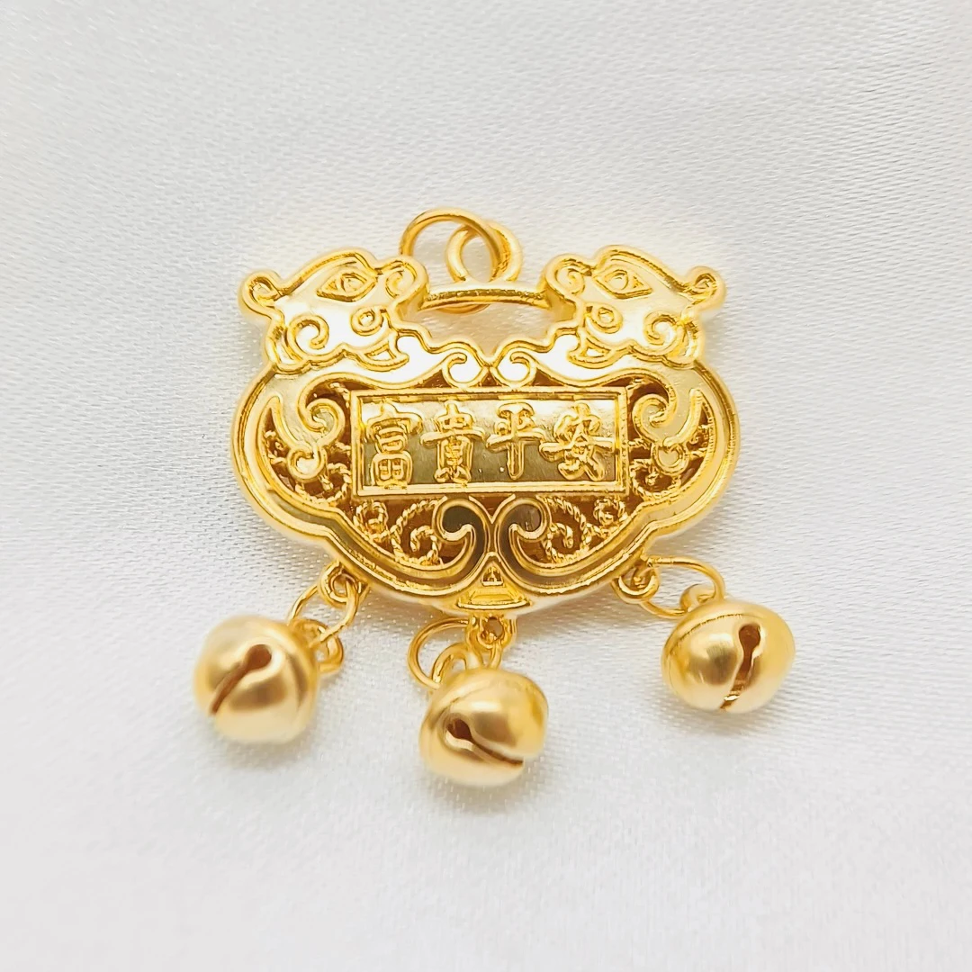 足金饰品/富贵平安如意锁/1.41/1B5D1022/K