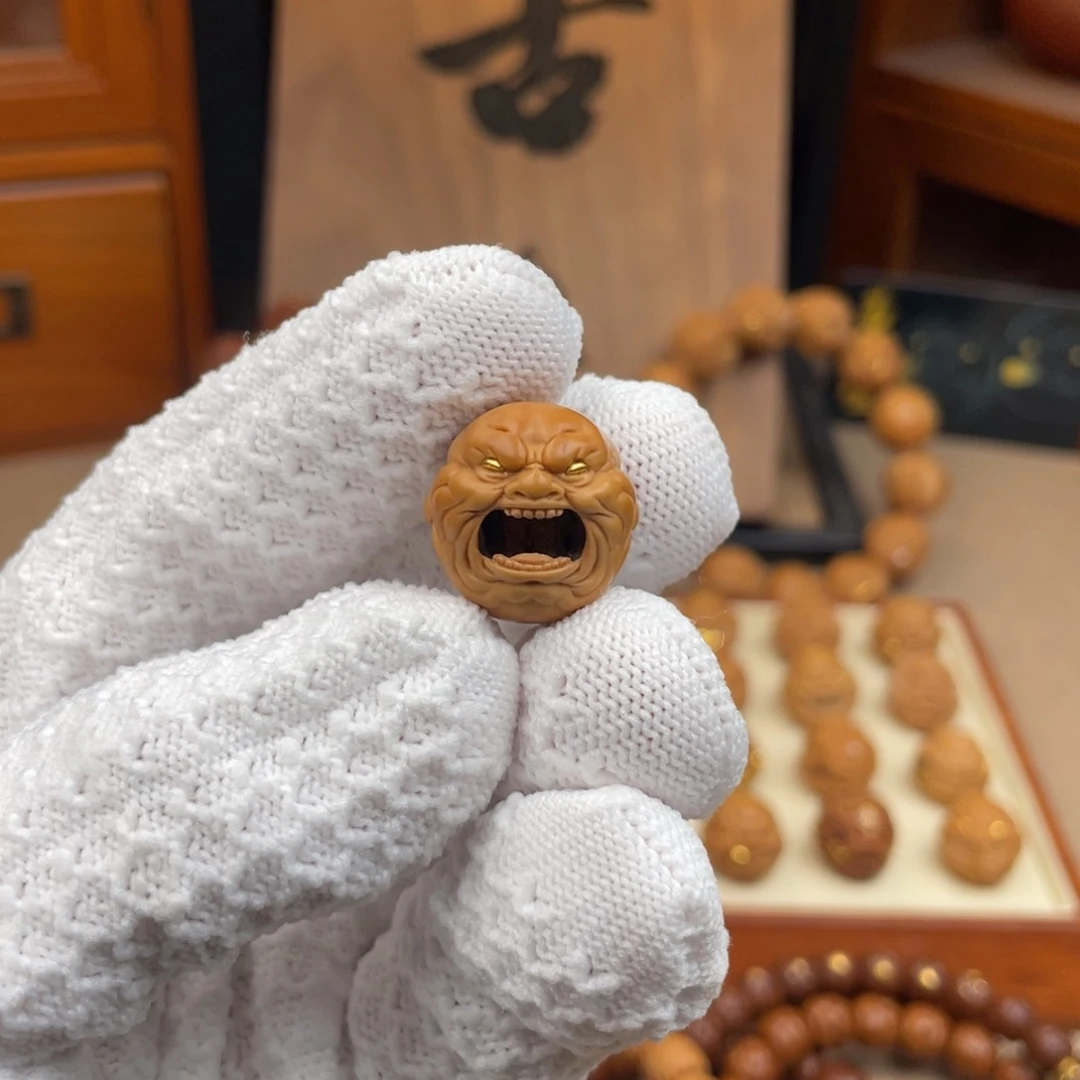 猴头核桃把件X*D怒吼