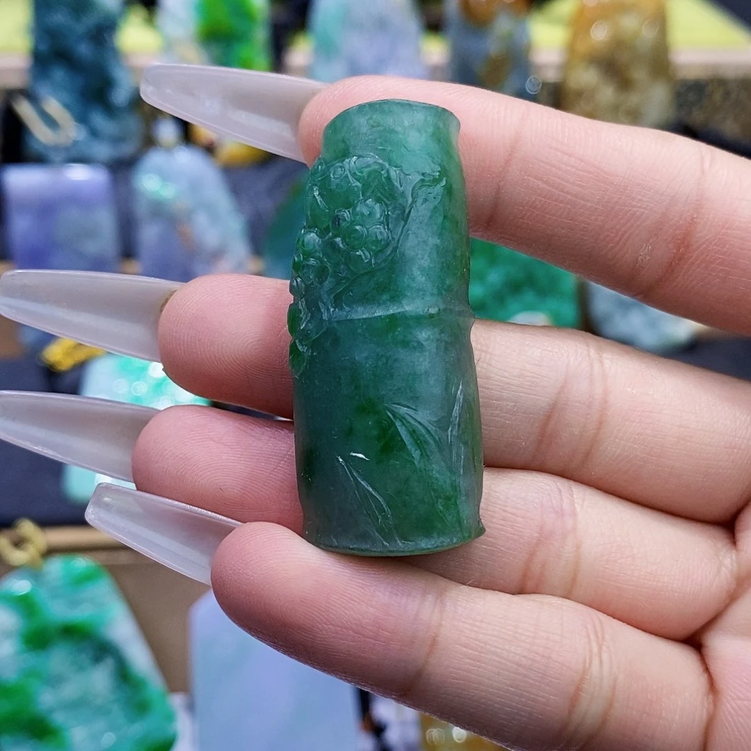 定制翡翠未镶嵌翡翠A货
