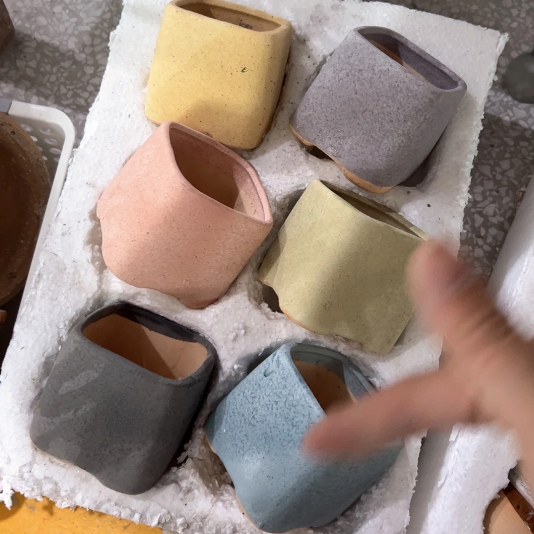 陶瓷多肉小花盆@@4