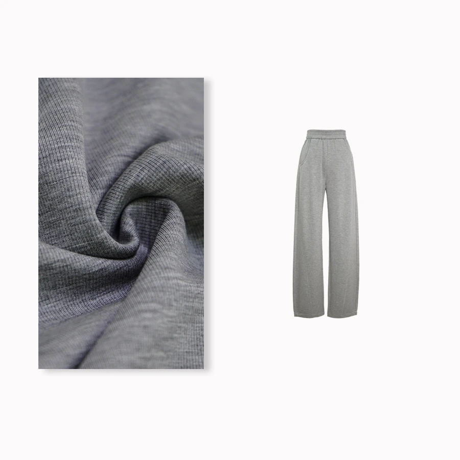 【舒适主义】莫代尔裸感垂顺遮肉高腰显瘦休闲裤C250321