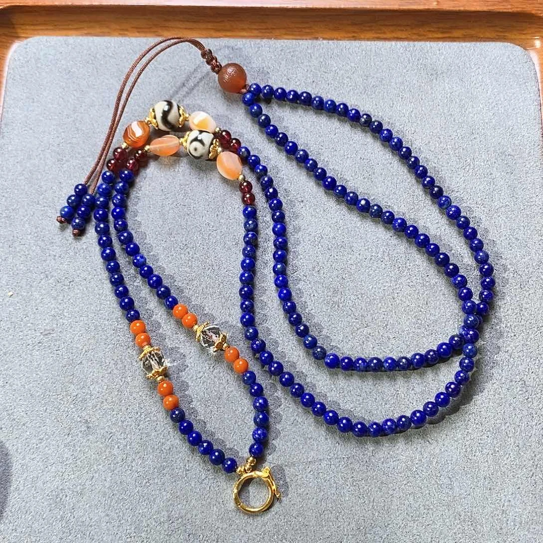 青金石颈饰未镶嵌