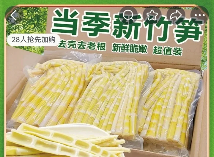 新鲜野生高山细笋嫩笋尖可用于火锅串串的食材竹笋笋尖新鲜嫩笋尖