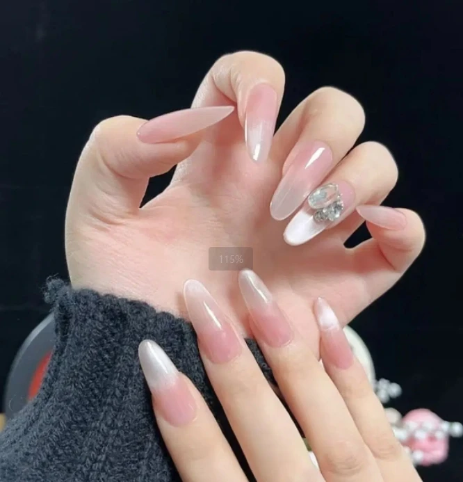 （克拉恋人）冰透高级手工穿戴甲