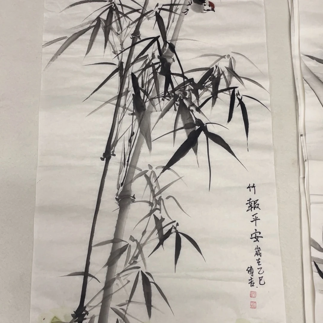 国画傅吉老师绘画