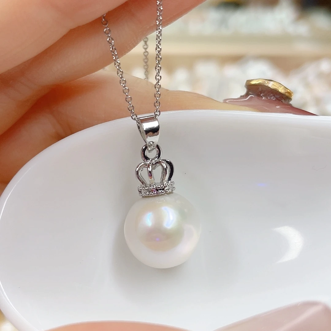 淡水珍珠未镶嵌吊坠(赠链)