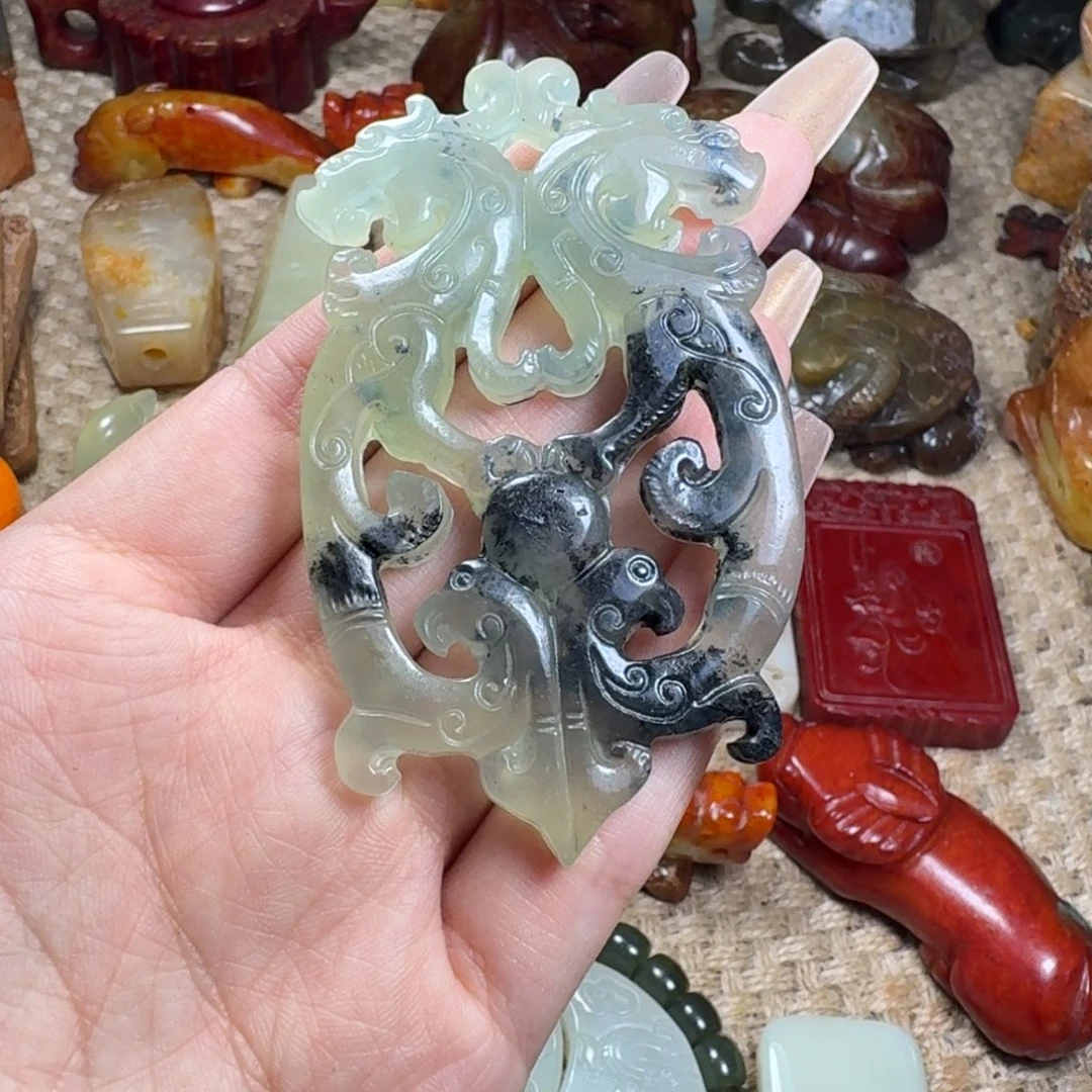 吊坠白玉菩提挂件