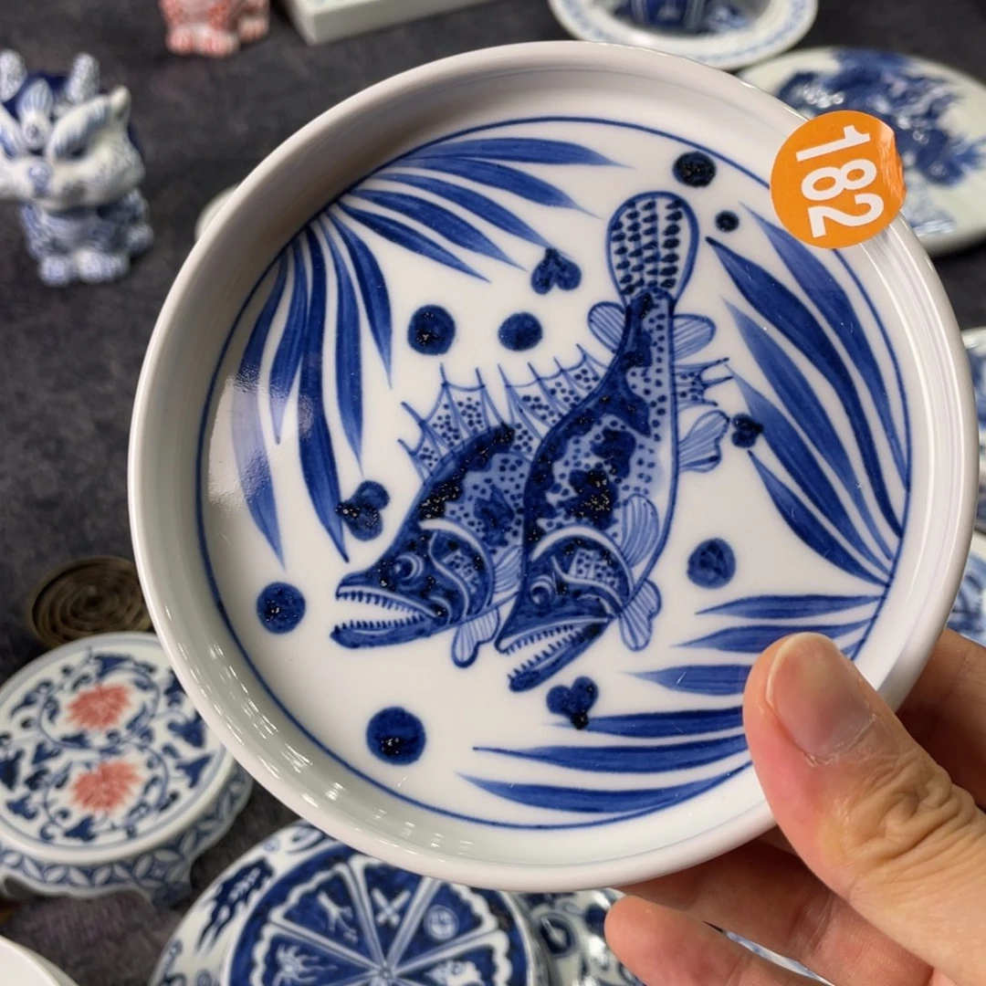 骑***克景德镇陶瓷手工手绘