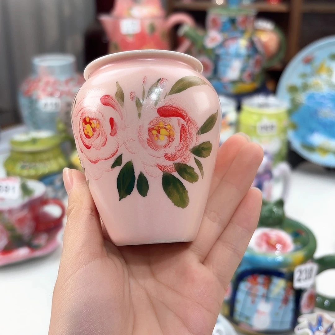景德镇手绘高温釉下彩陶瓷茶具