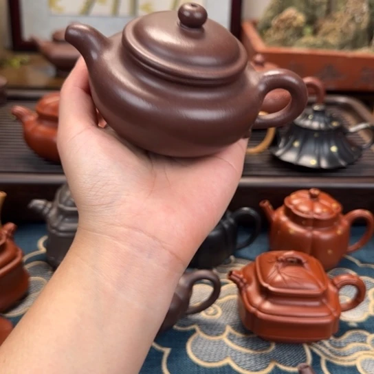 茶壶紫砂仿古紫泥