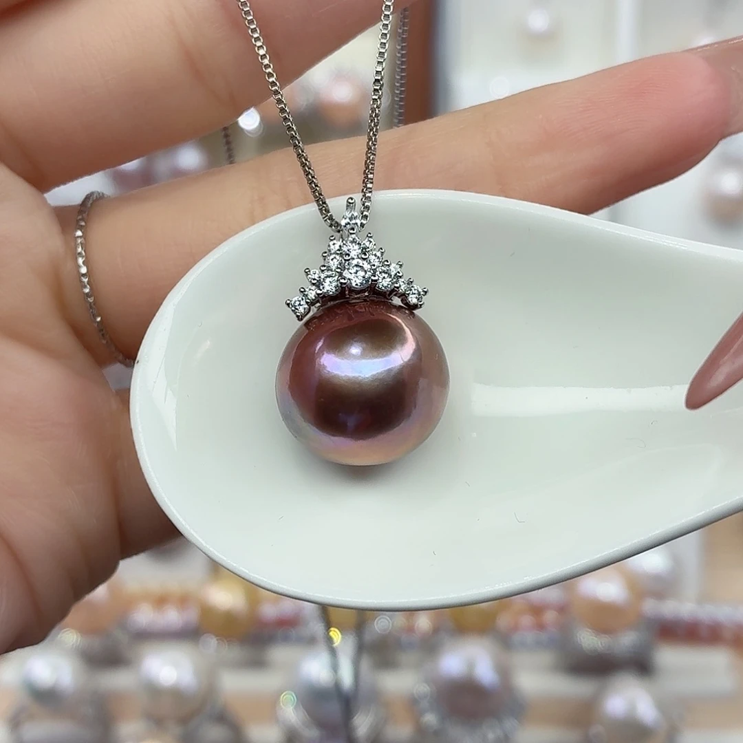 淡水珍珠颈饰合金F