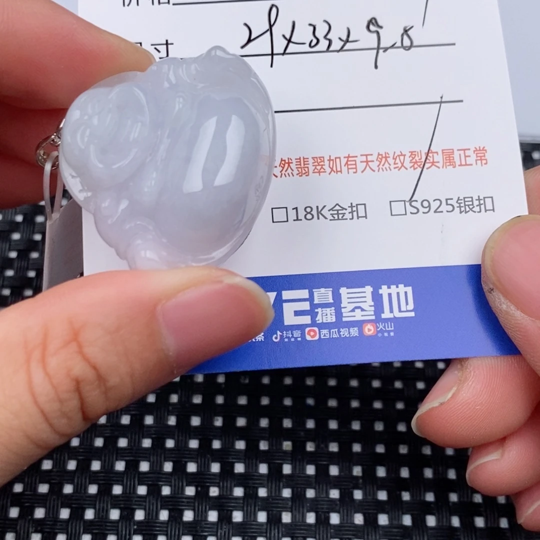 翡翠银S925镶嵌颈饰