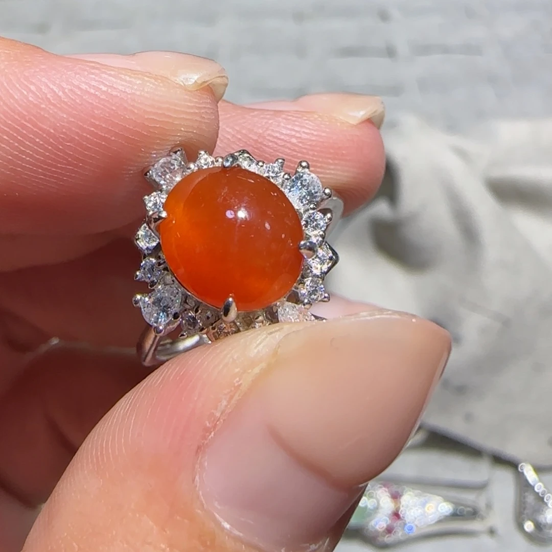 七***.翡翠未镶嵌戒指翡翠