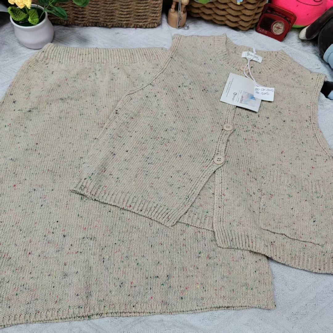 女宝秋冬休闲时尚针织套装363