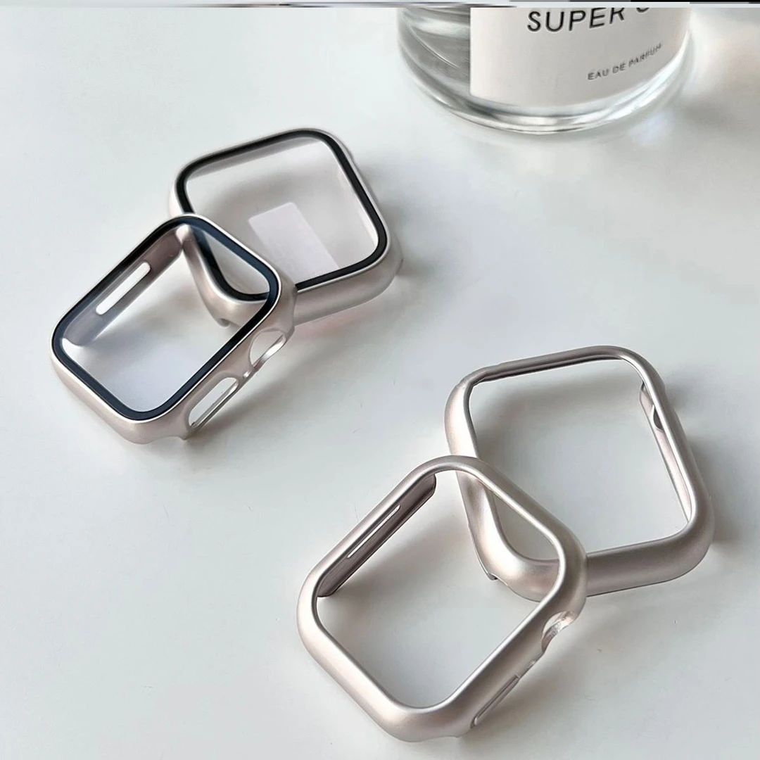 星光色S10保护壳硬壳适用苹果手表AppleWatch98765SE表壳半包防摔