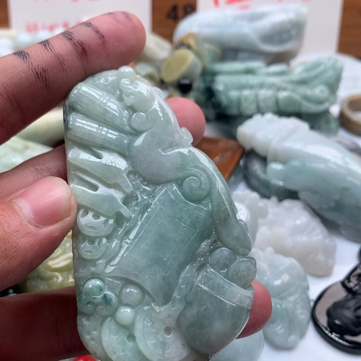 颈饰未镶嵌翡翠保真天然a货翡翠