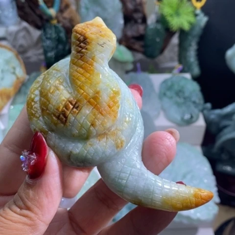 【闪购商品】颈饰未镶嵌翡翠蛇