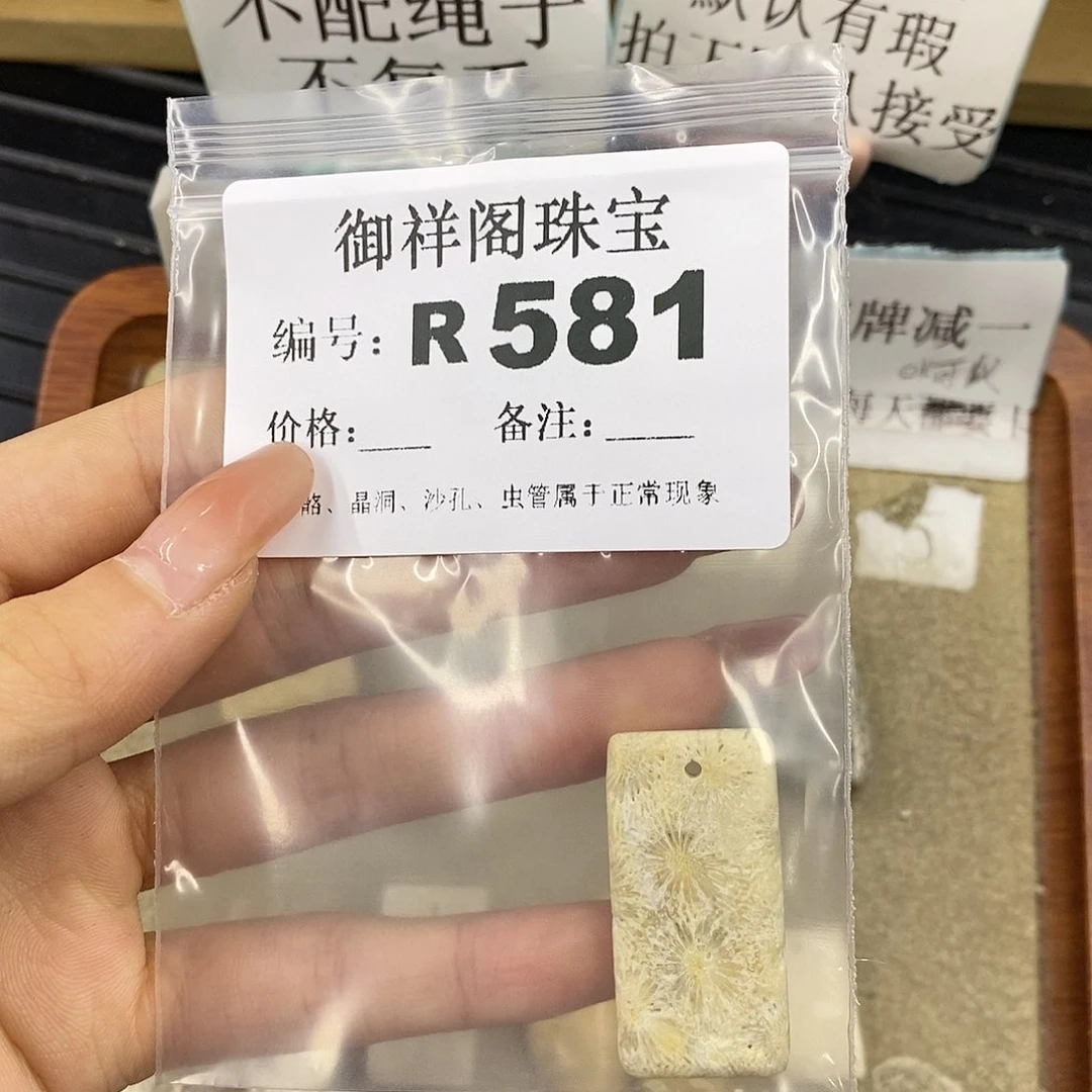 硅化珊瑚（珊瑚玉）未镶嵌颈饰手**.