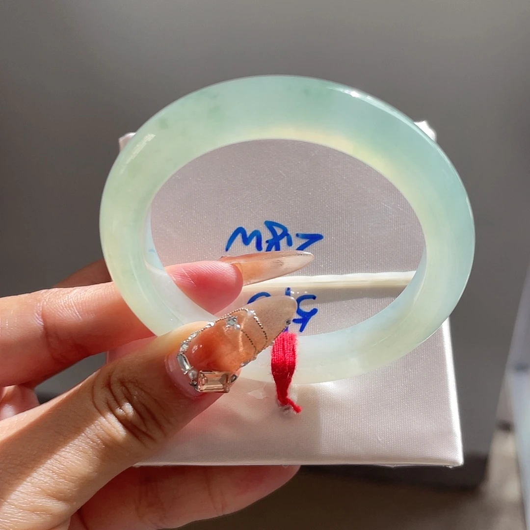 翡翠未镶嵌手镯20号