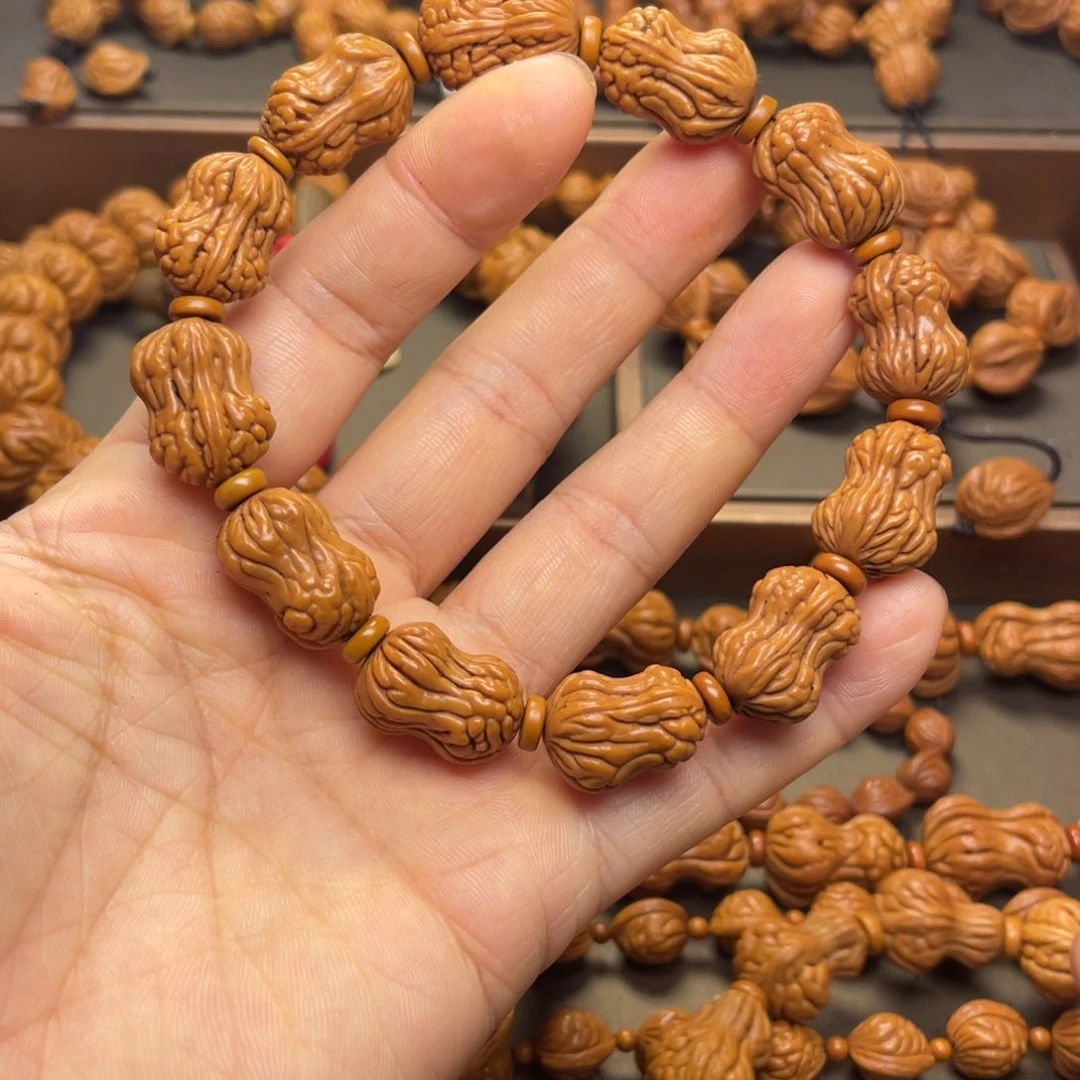 手串桃核龙纹桃核23