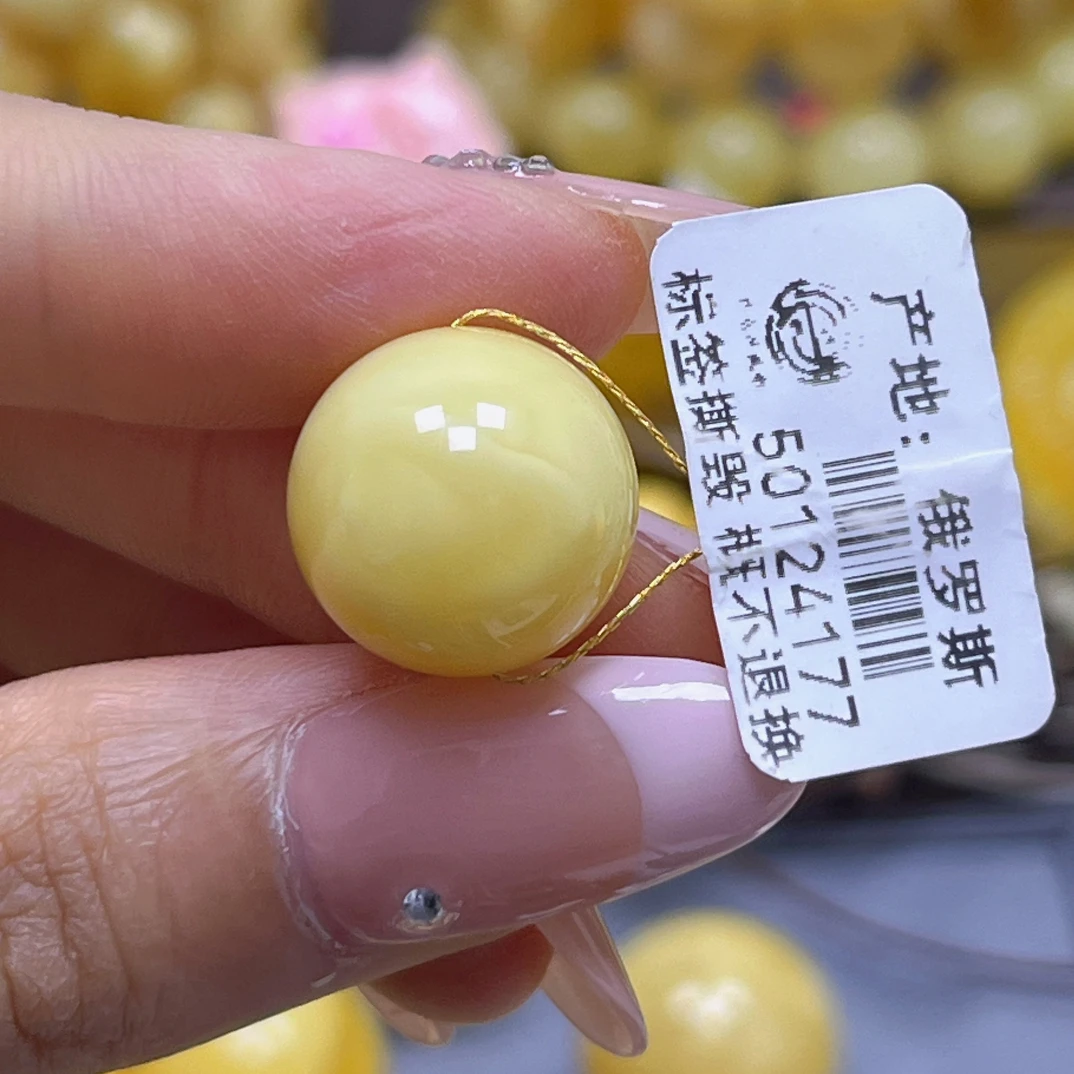 15.5mm.蜜之缘珠宝 天然琥珀蜜蜡