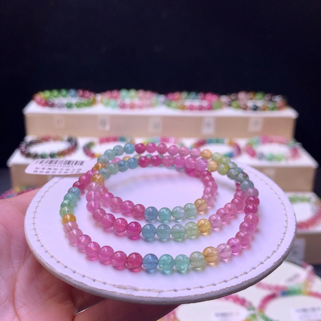 未镶嵌手链碧玺碧玺