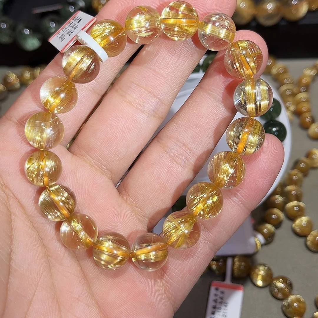 水晶手链未镶嵌钛晶手串