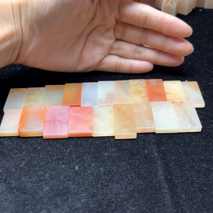 老挝石20片小小牌子手链牌