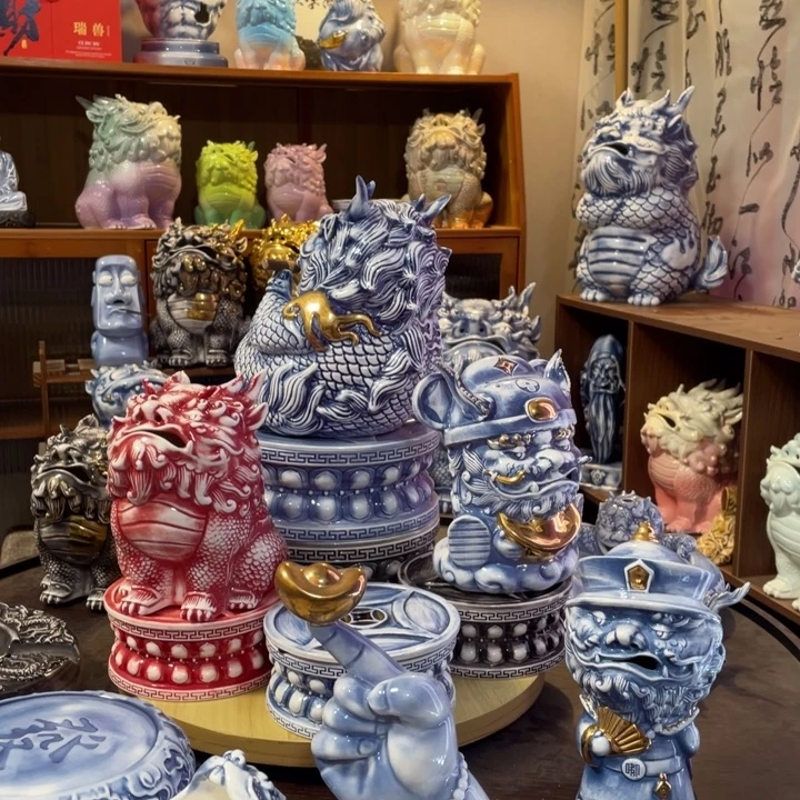 毛***衣瓷片摆件1111111111