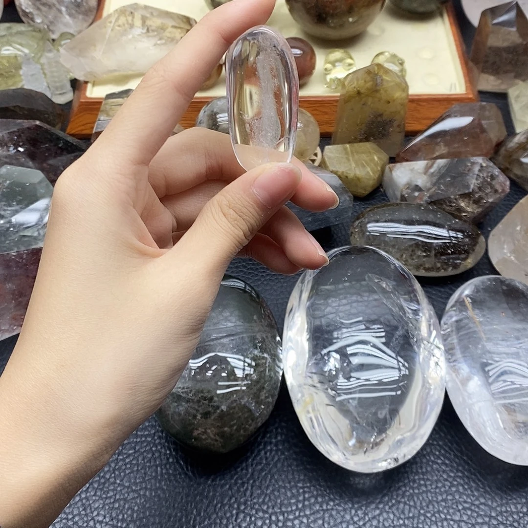 珠宝半成品水晶未镶嵌25水晶石