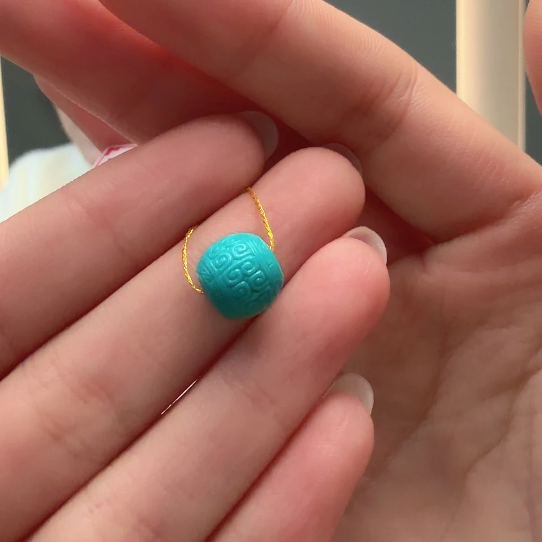 绿松石未镶嵌颈饰