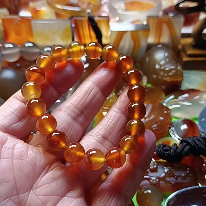 玛瑙/玉髓手链未镶嵌梦*