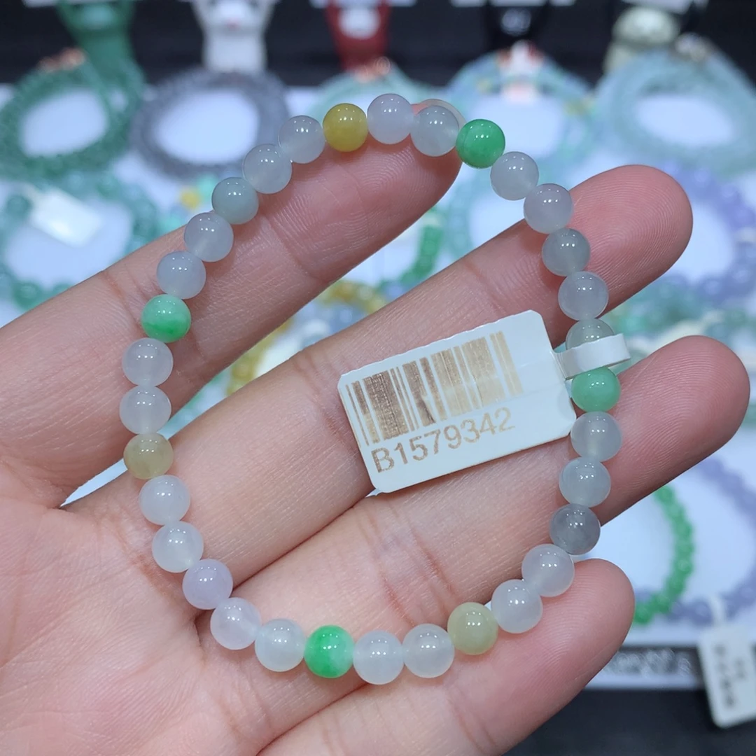 翡翠未镶嵌手串天然