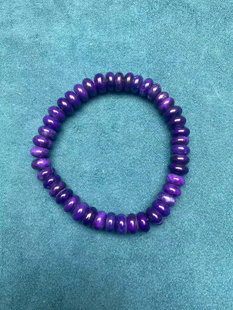 【贝贝优选】X74时尚百搭丝绒紫手链