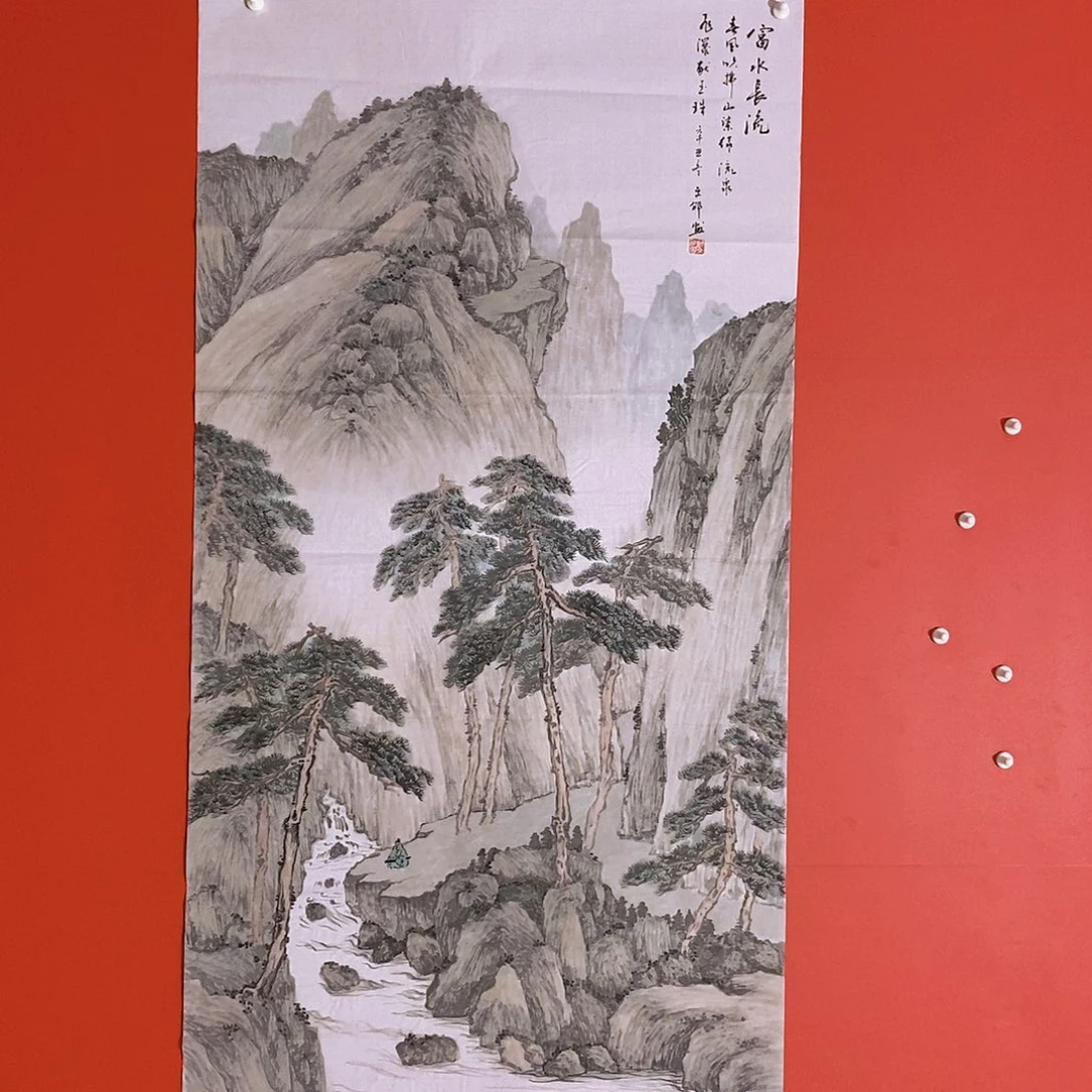 国画山水花鸟国画作品