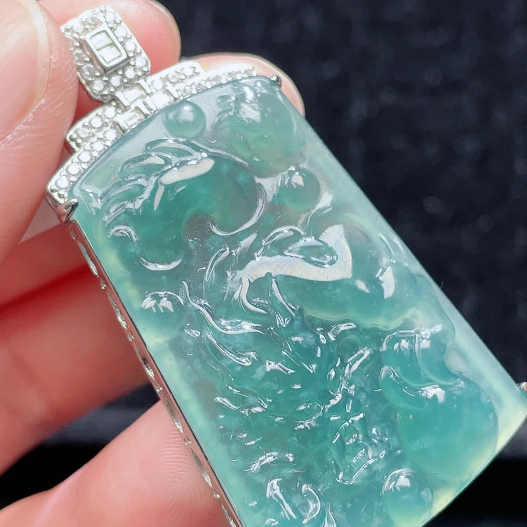翡翠颈饰未镶嵌707，