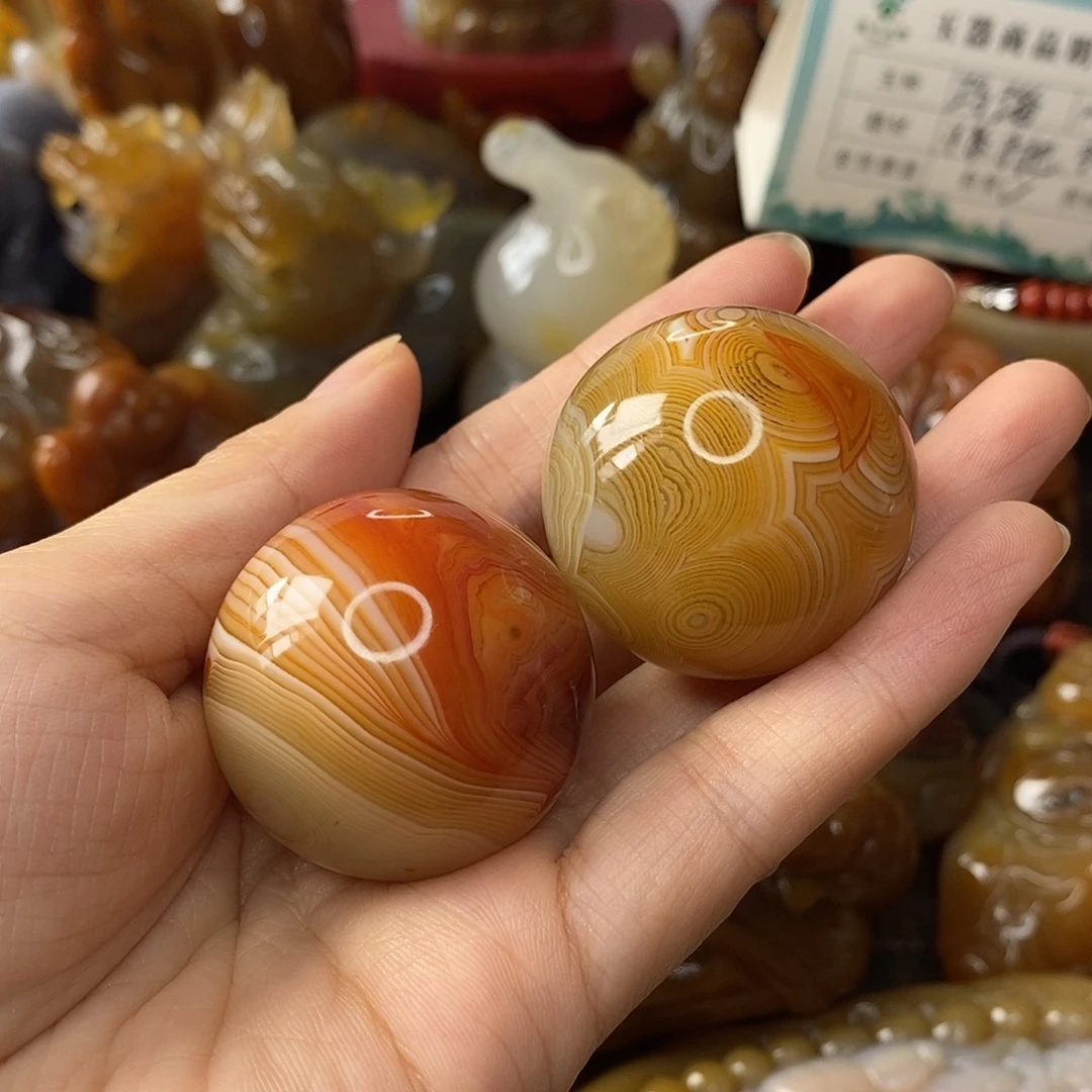 未镶嵌手把件玛瑙/玉髓