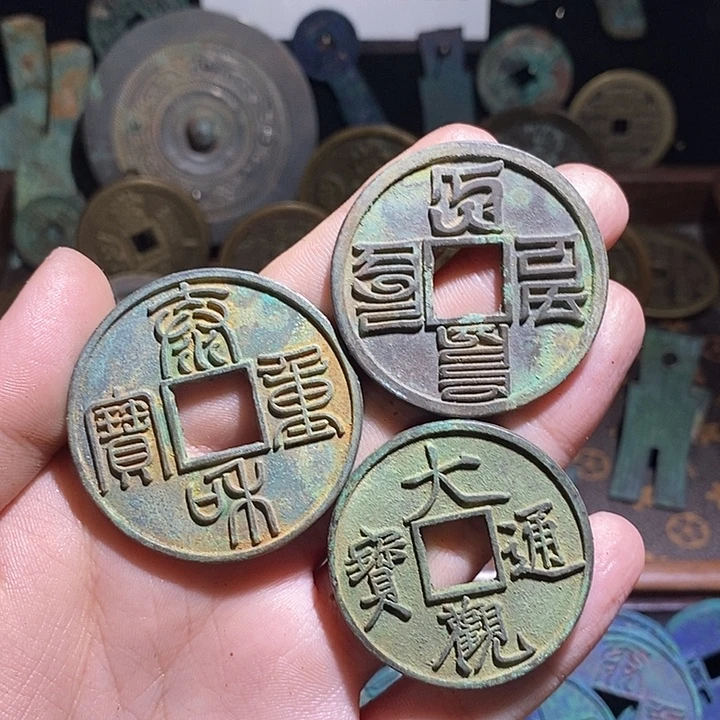 铜现代花钱工艺品工艺品