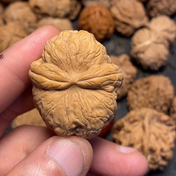 文玩核桃吊坠过*文玩核桃异形单只