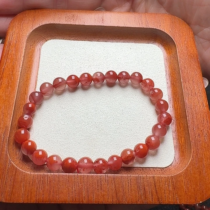 南红玛瑙未镶嵌手串