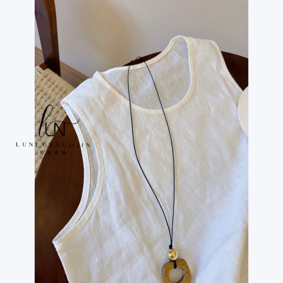 ENLUN-年中活动-258815-纯亚麻内搭背心