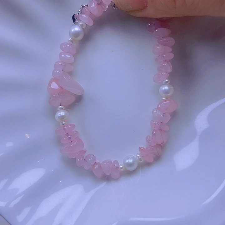 淡水珍珠手绳合金